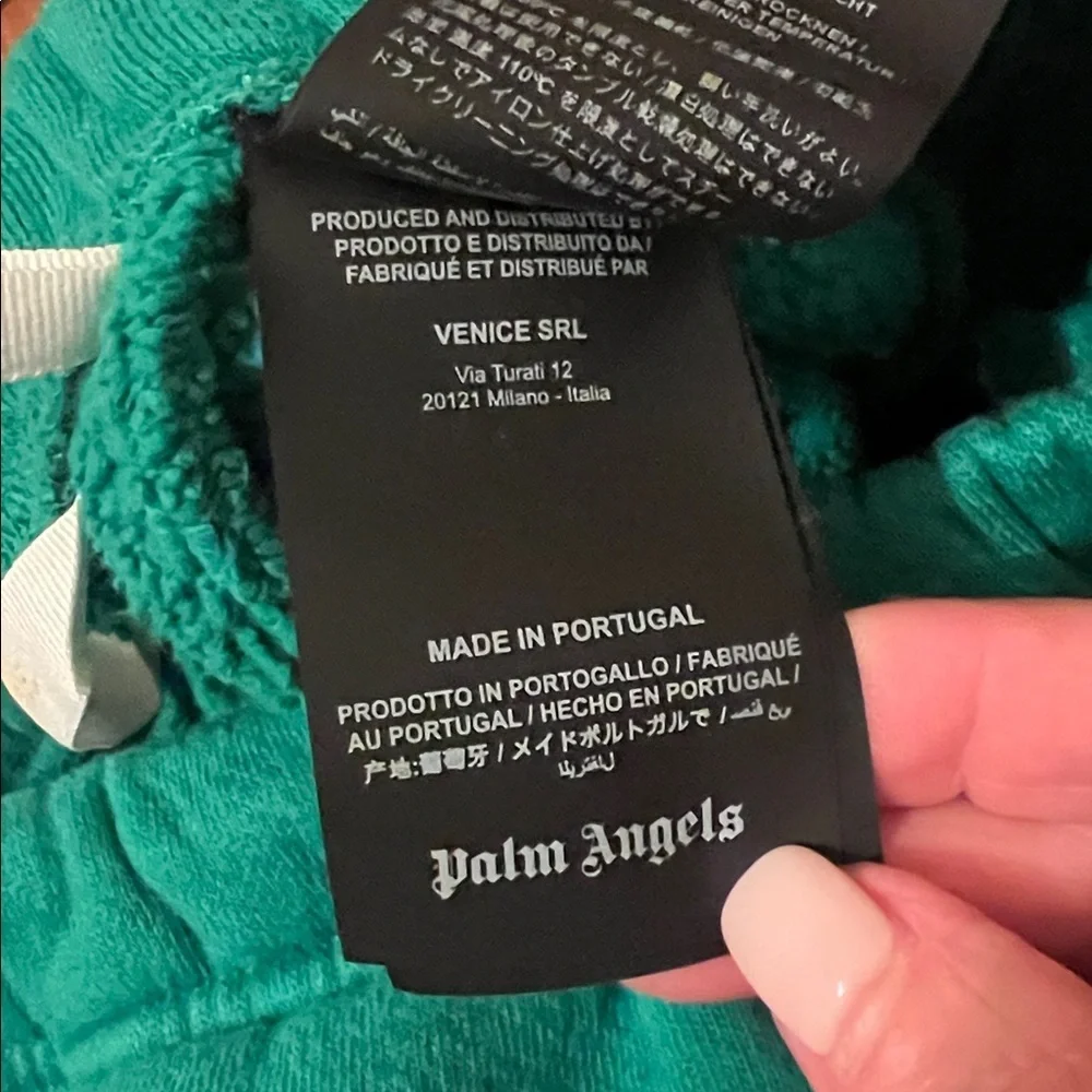 Palm Angels Girls  Classic Overlogo Sweatpant, Green size 6